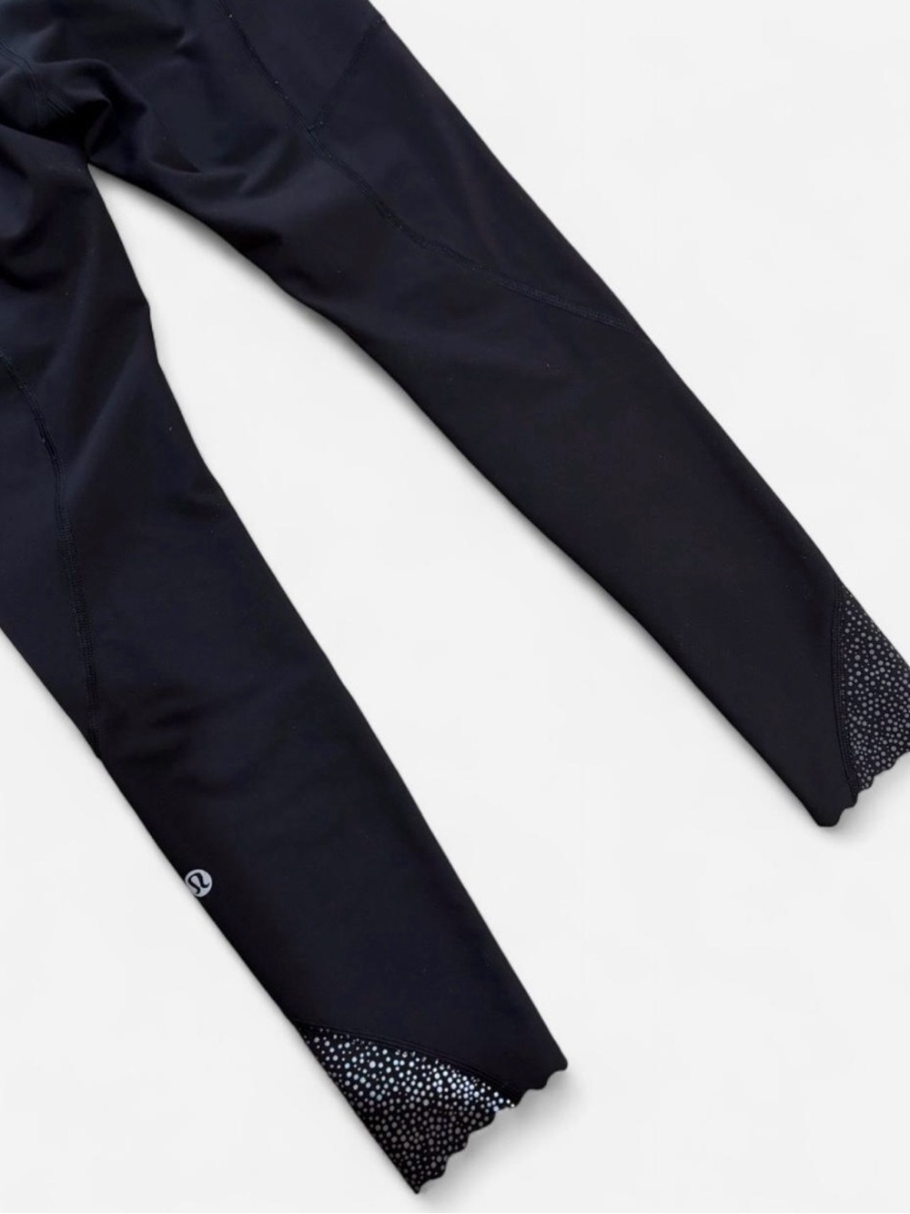 Lululemon athletica Leggings with Scalloped Dot Hem
